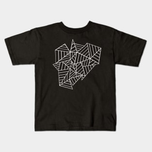 Abstract Lines New Rainbow Kids T-Shirt